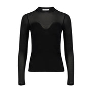 Womens Nina Ricci Knitted Tops In Black