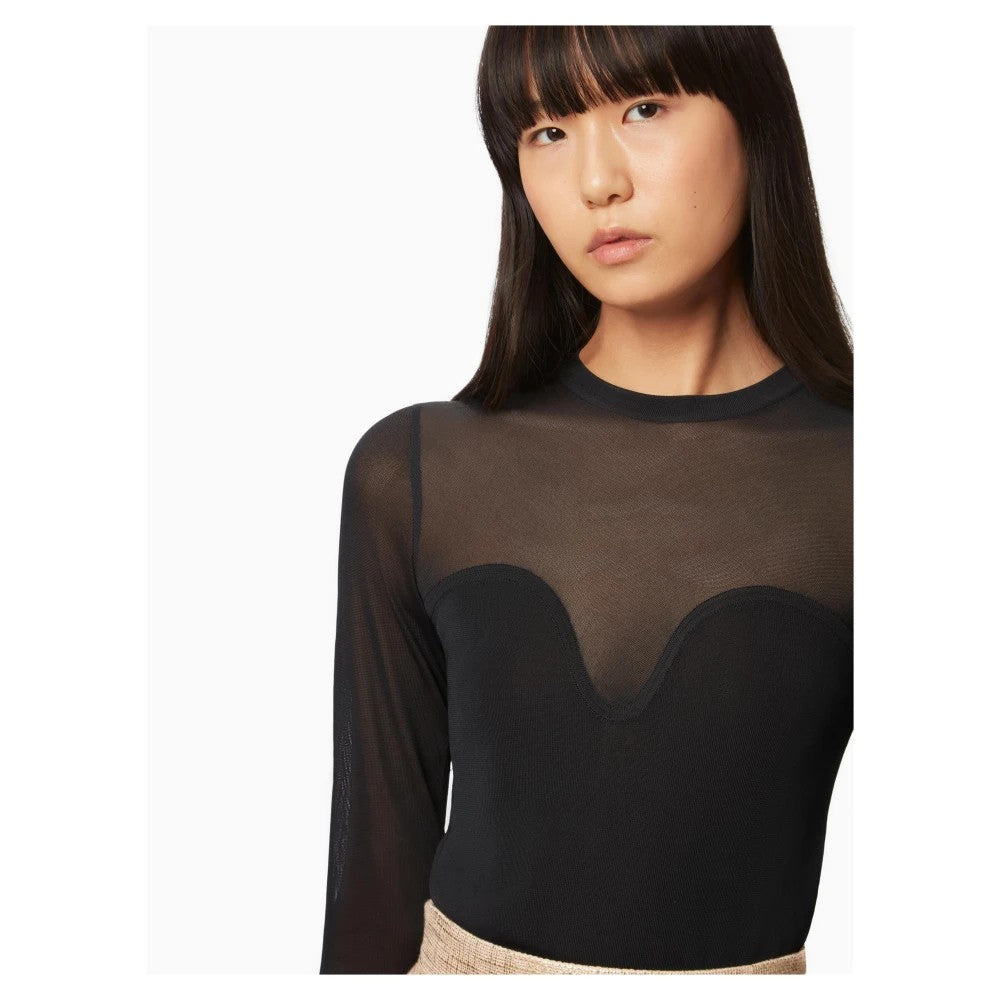Womens Nina Ricci Knitted Tops In Black