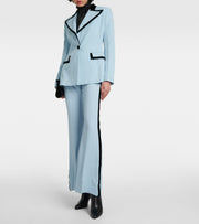 Womens Nina Ricci Tailored Trousers In Light Blue