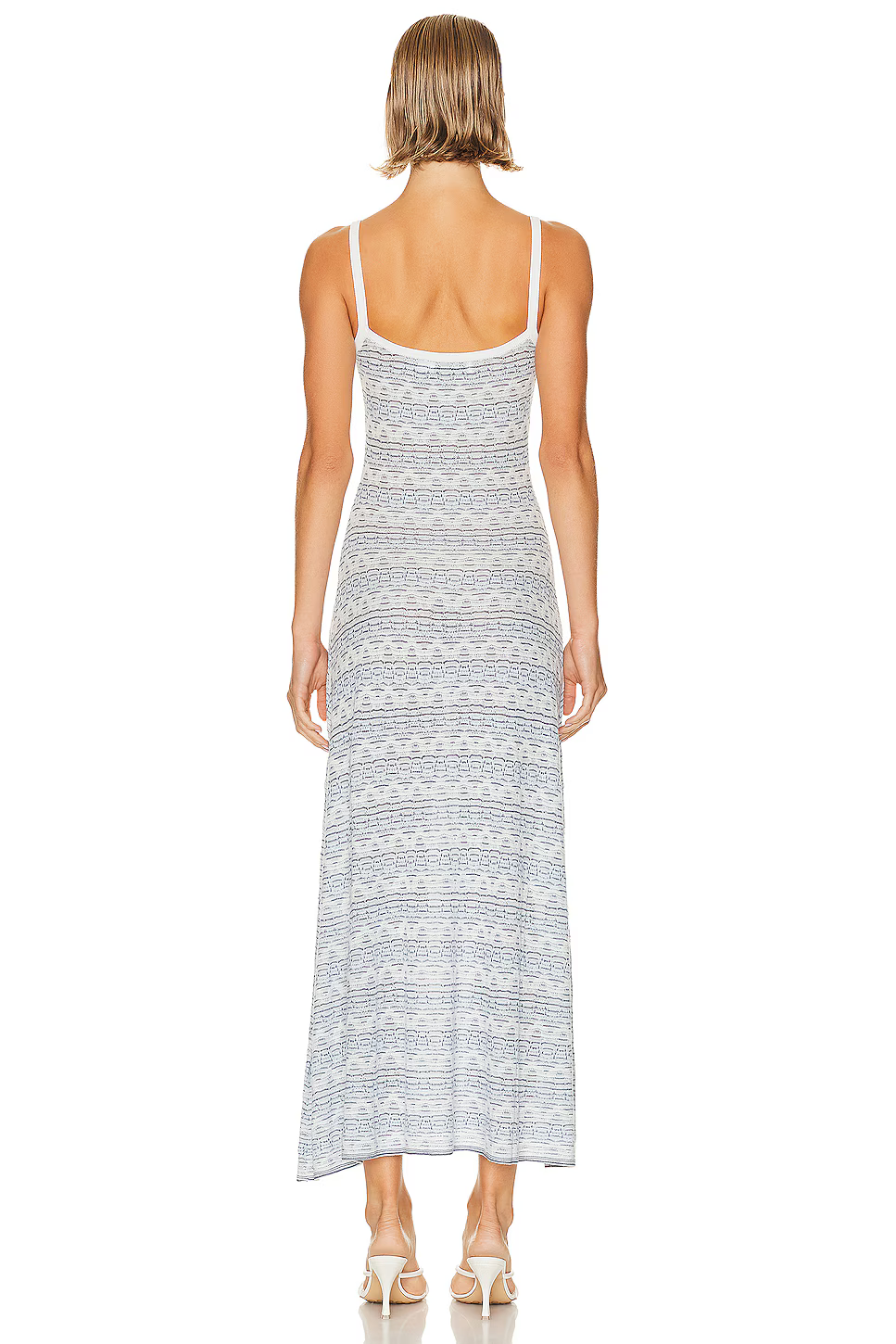 Womens Christopher Esber Long Sun Dresses In White Blue
