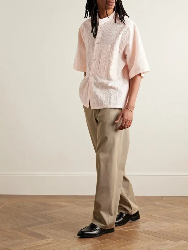 Mens Le17Septembre Homme Collarless Shirts In Need