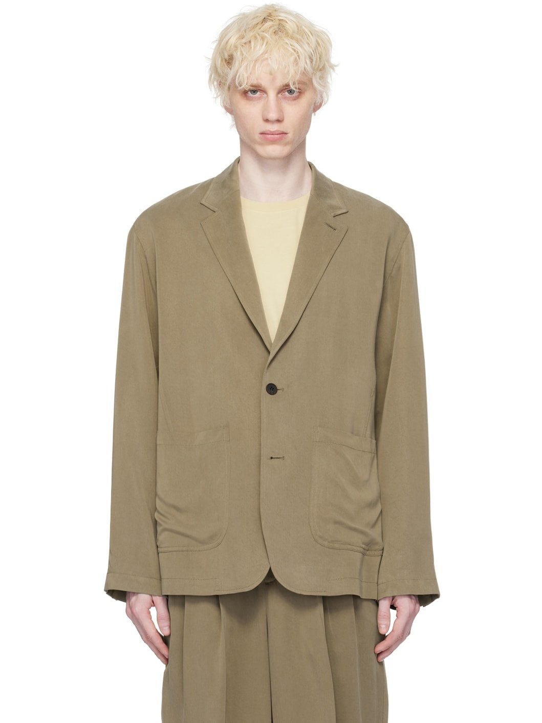 Mens Le17Septembre Homme Casual Suit Jackets In Beige