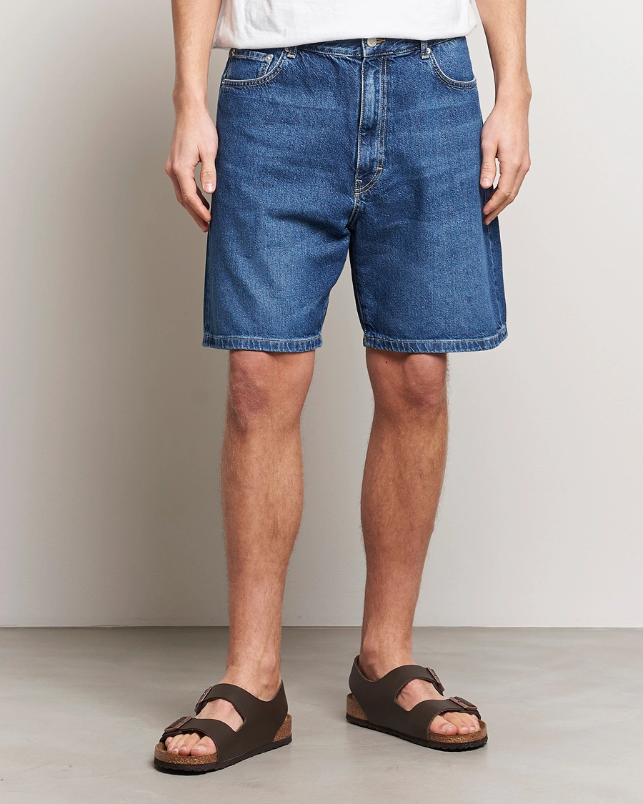 Mens Jeanerica Casual Shorts In Blue