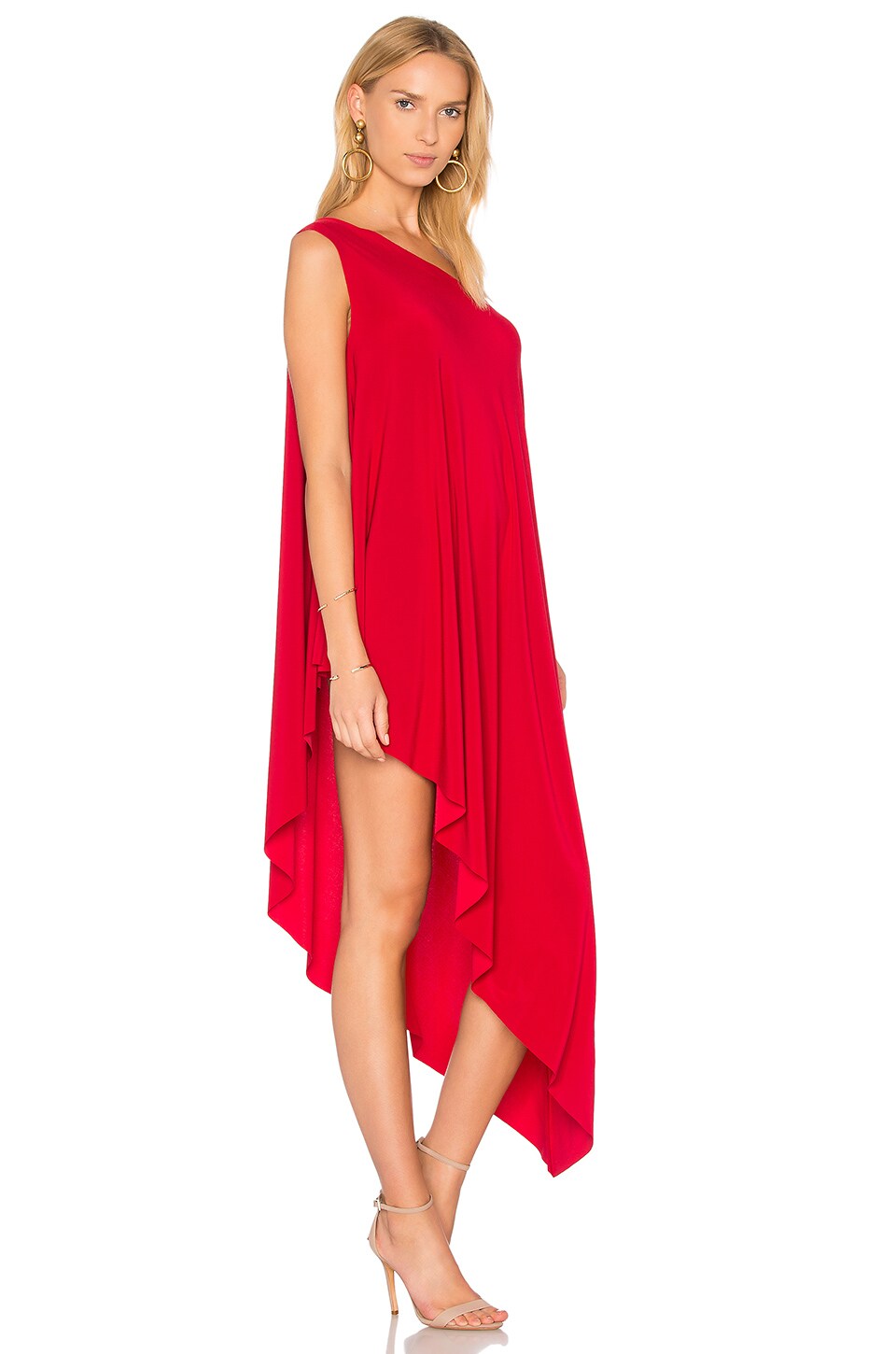 Womens Norma Kamali Tunics In Red