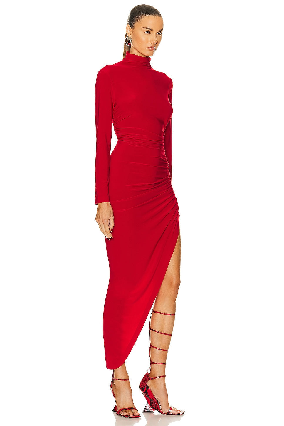 Womens Norma Kamali Evening Gowns In Red
