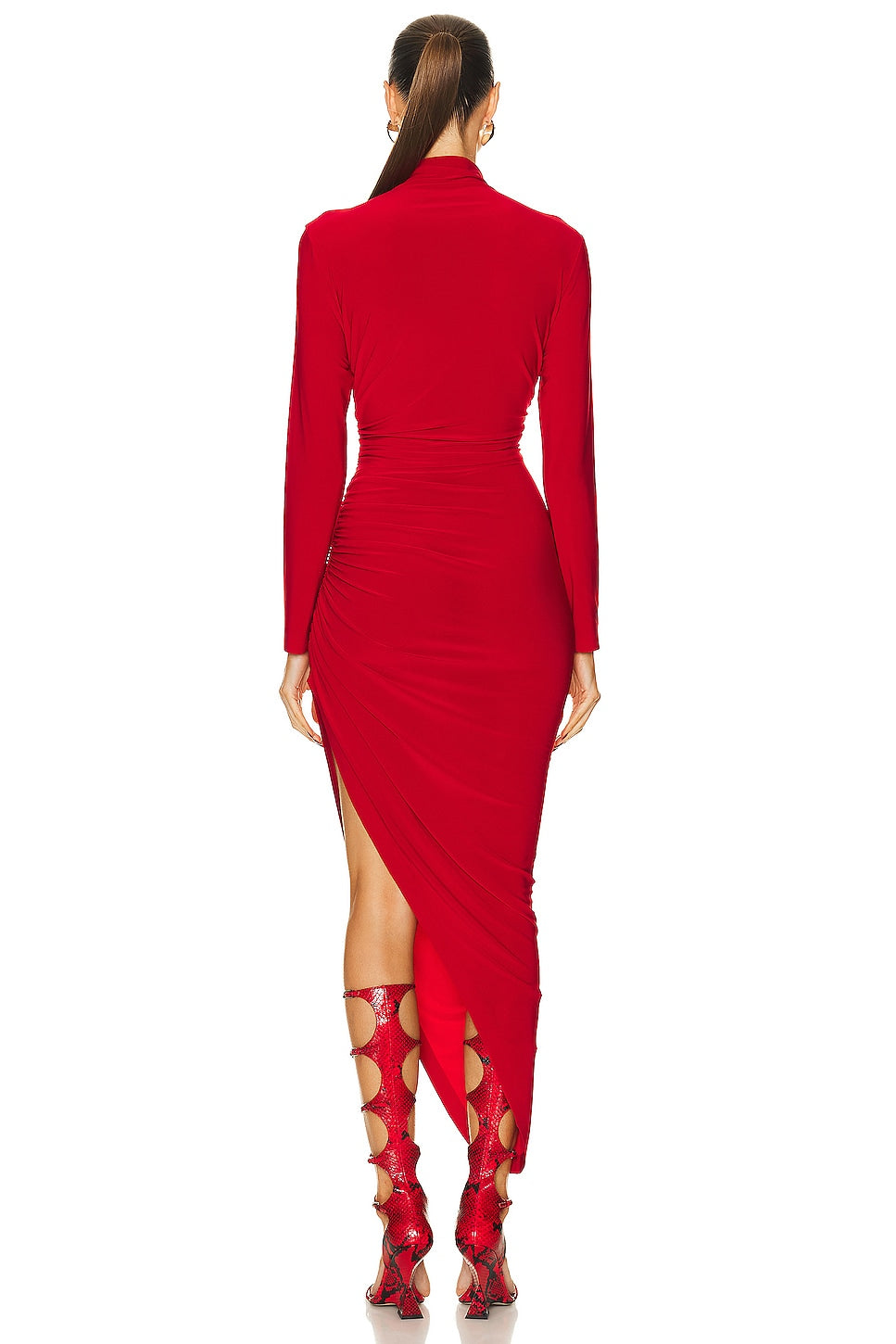 Womens Norma Kamali Evening Gowns In Red