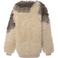 RAEY Womens Hairy Tonal Jumper in Beige