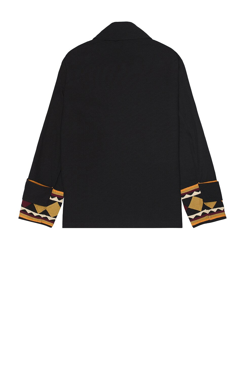 Mens Harago Overshirts In Black Multi