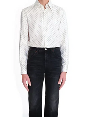 Mens Husbands Long Sleeve Casual In White