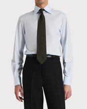Mens Husbands Long Sleeve Casual In Light Blue