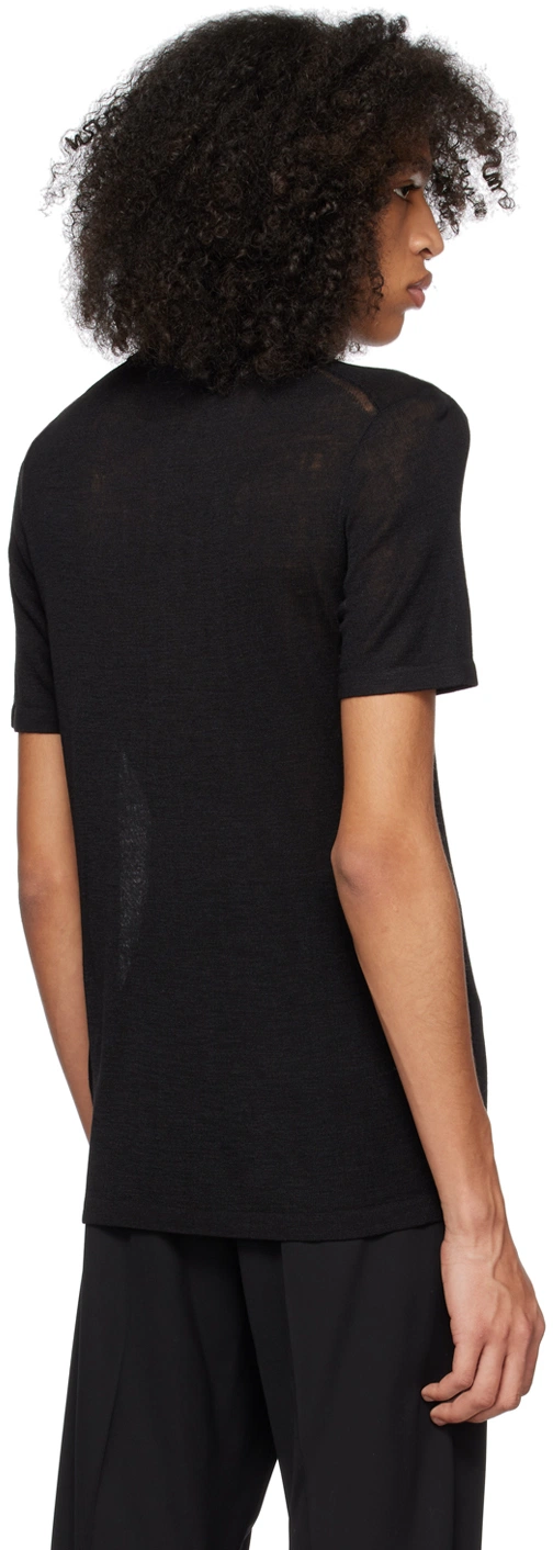 Mens Nili Lotan Long Sleeve Polos In Black