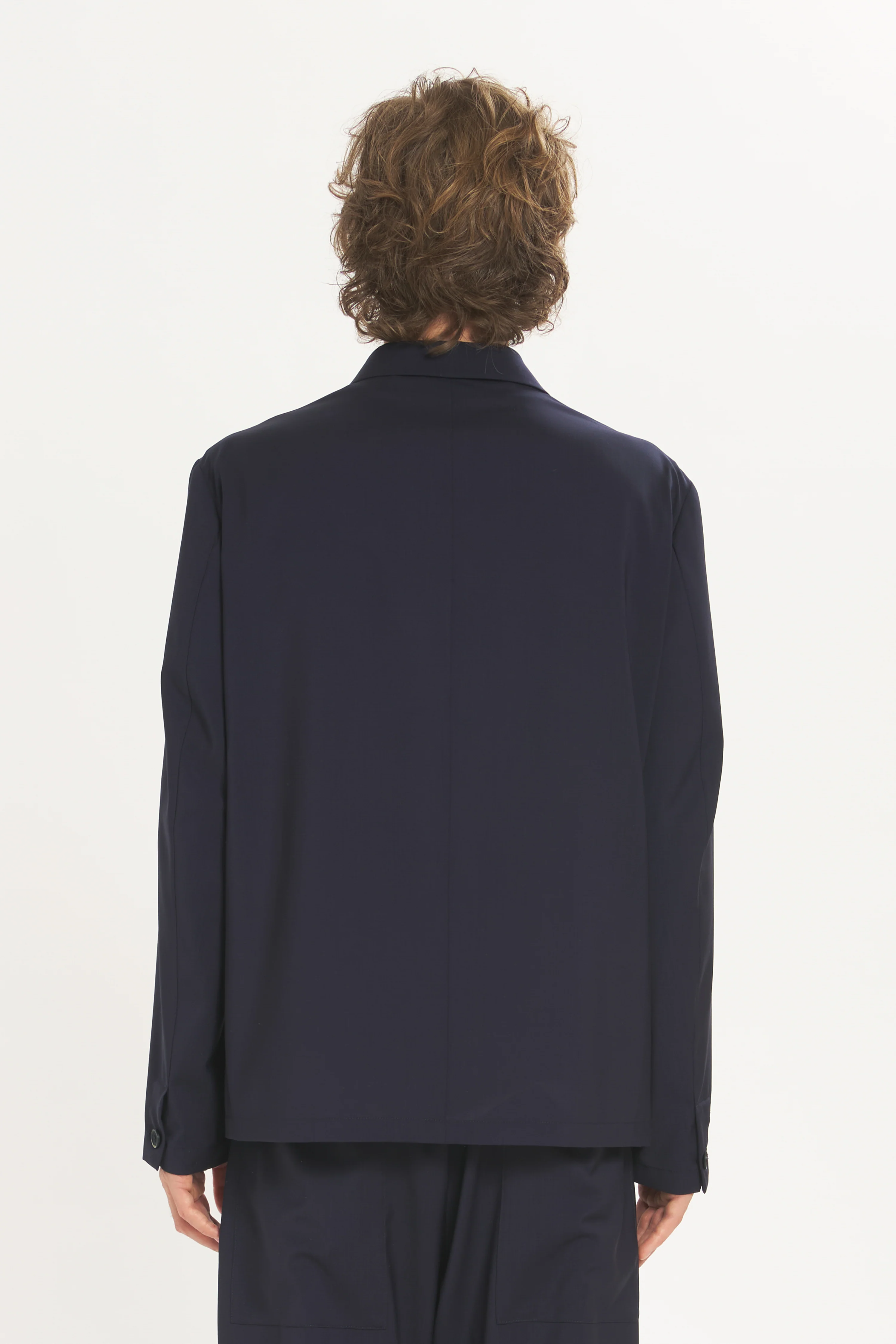 Mens Barena Venezia Casual Suit Jackets In Navy Black