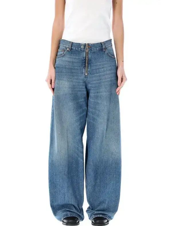 Womens Haikure Wide Leg Jeans In Blue