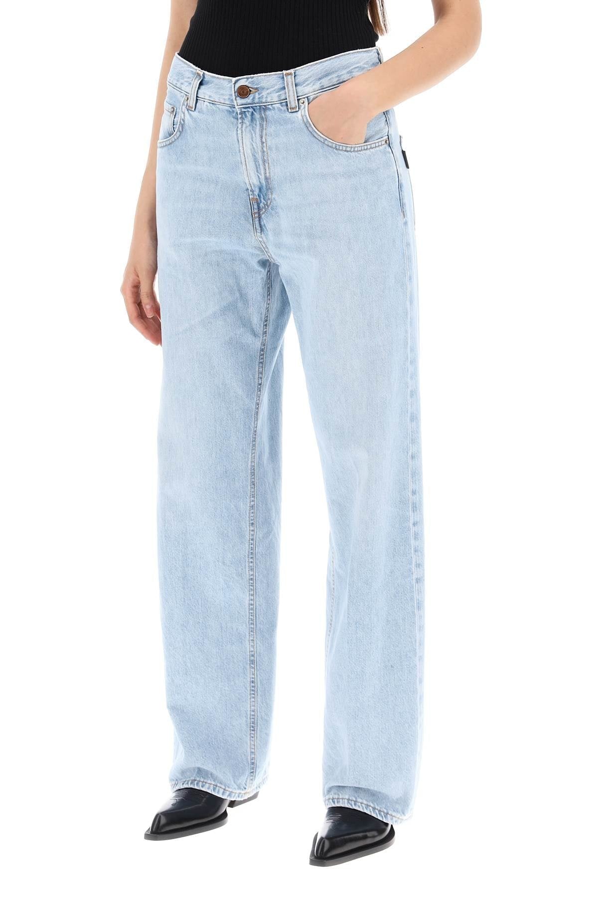 Womens Haikure Straight Jeans In Light Blue