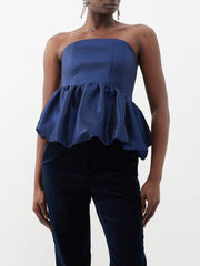 Womens Kika Vargas Evening Tops In Navy
