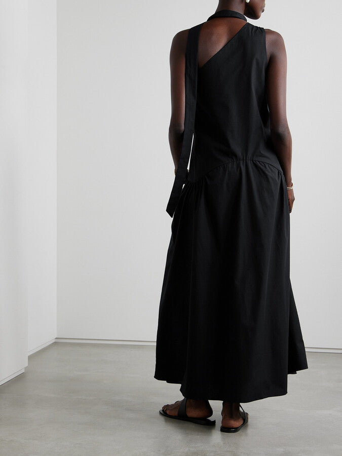 Womens Kika Vargas Long Day Dresses In Black