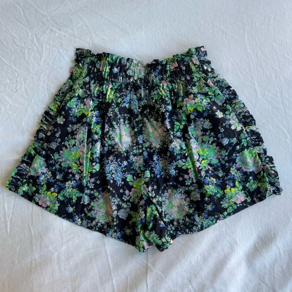 Womens Kika Vargas Shorts In Black Green