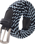 Andersons Mens Multi Colour Elastic Woven Belt in Blue