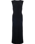 RAEY Womens Lurex Maxi Dress - Main in Black