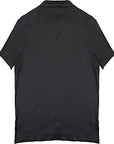Delos Mens Otto Shirt Silk Satin in Black