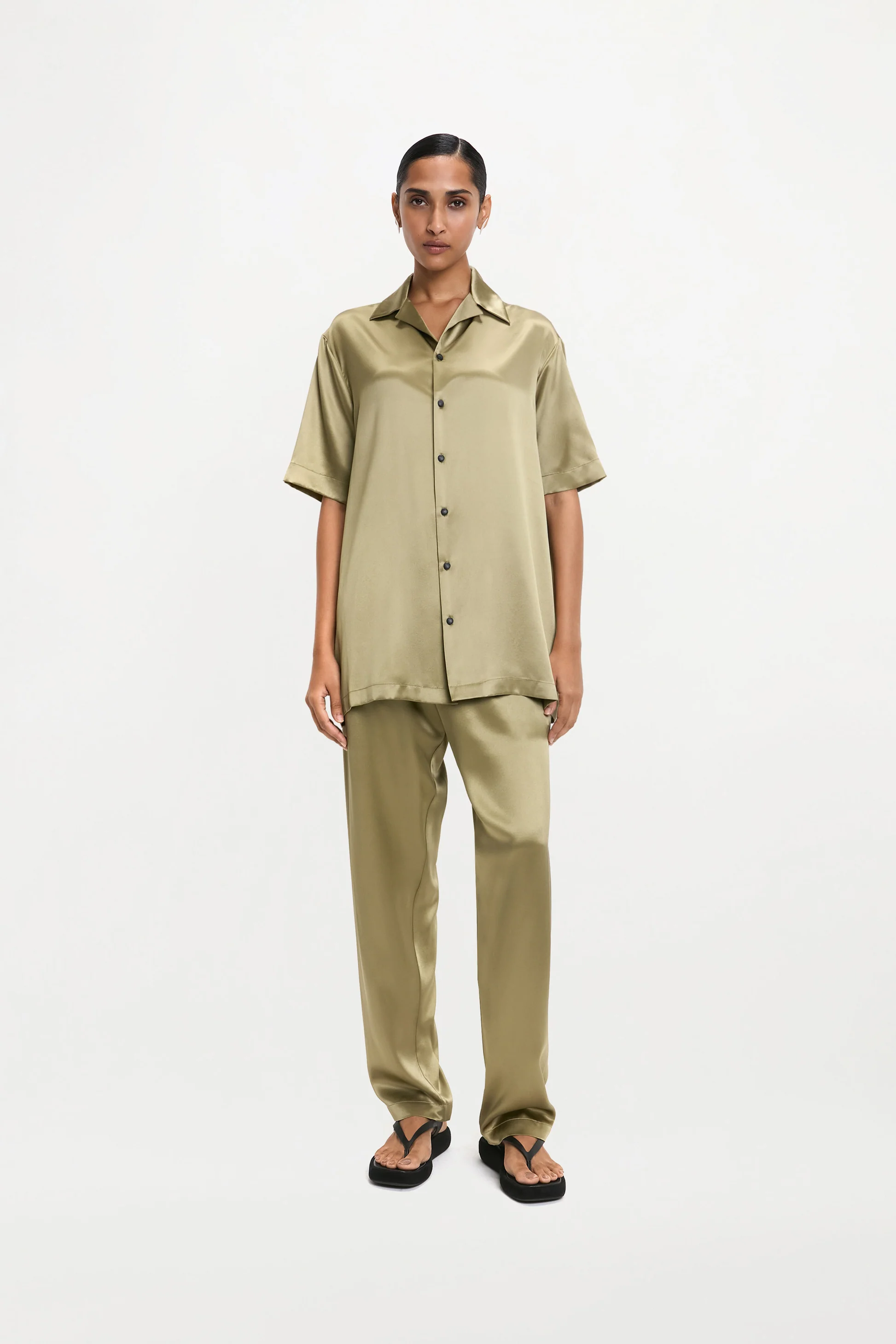 Mens Delos Casual Trousers In Khaki