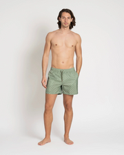 Mens The Resort Co Swimshorts In Green