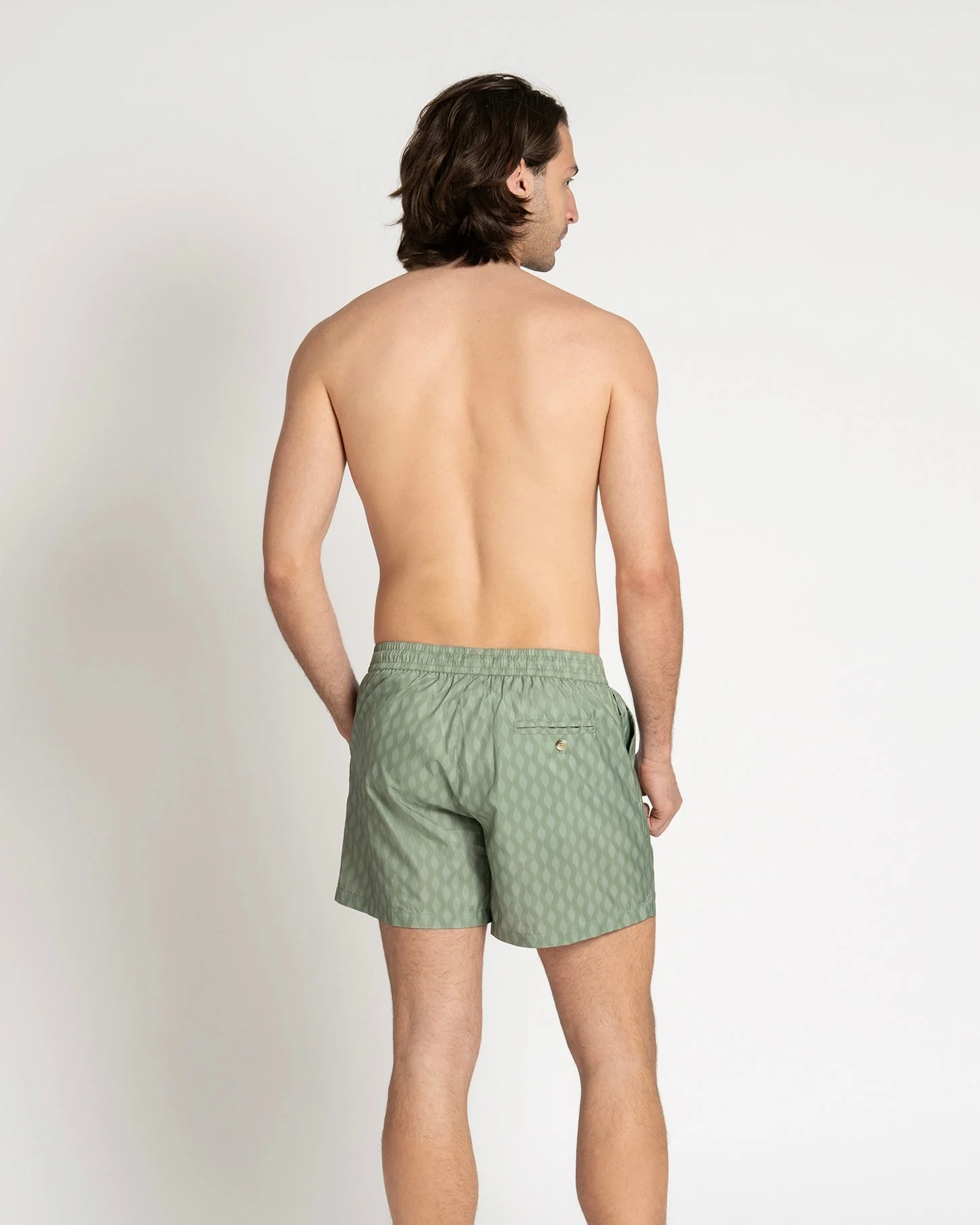 Mens The Resort Co Swimshorts In Green