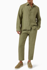 Mens Marane Overshirts In Green