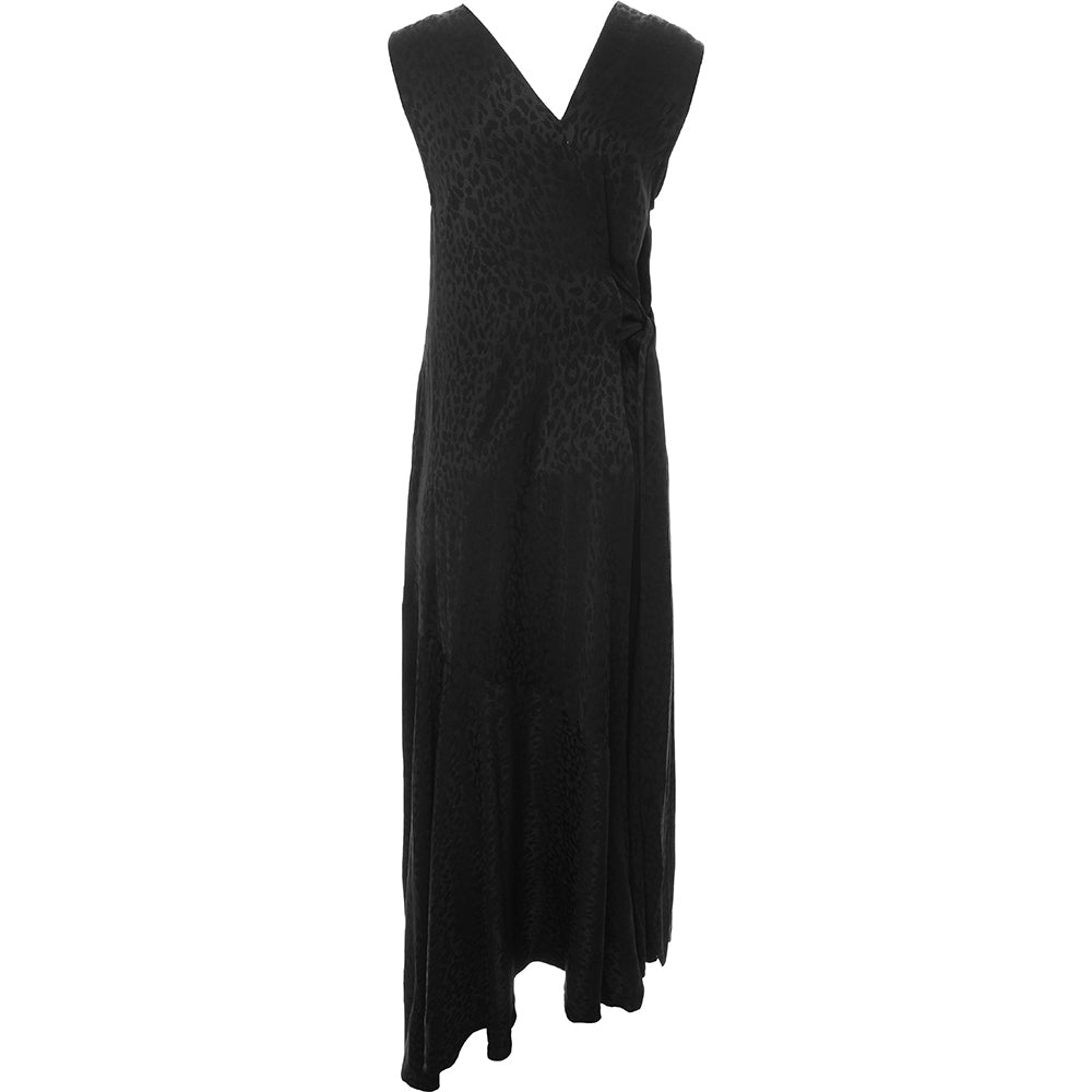 RAEY Womens Jacquard Full Dress in Black