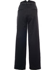 RAEY Womens Slouchy Tux Trousers in Black