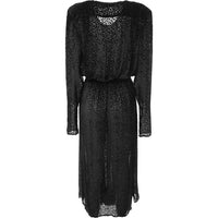 RAEY Womens Devore Day Dress in Black