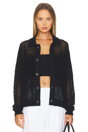 Women's Frame Denim Cardigans In Black