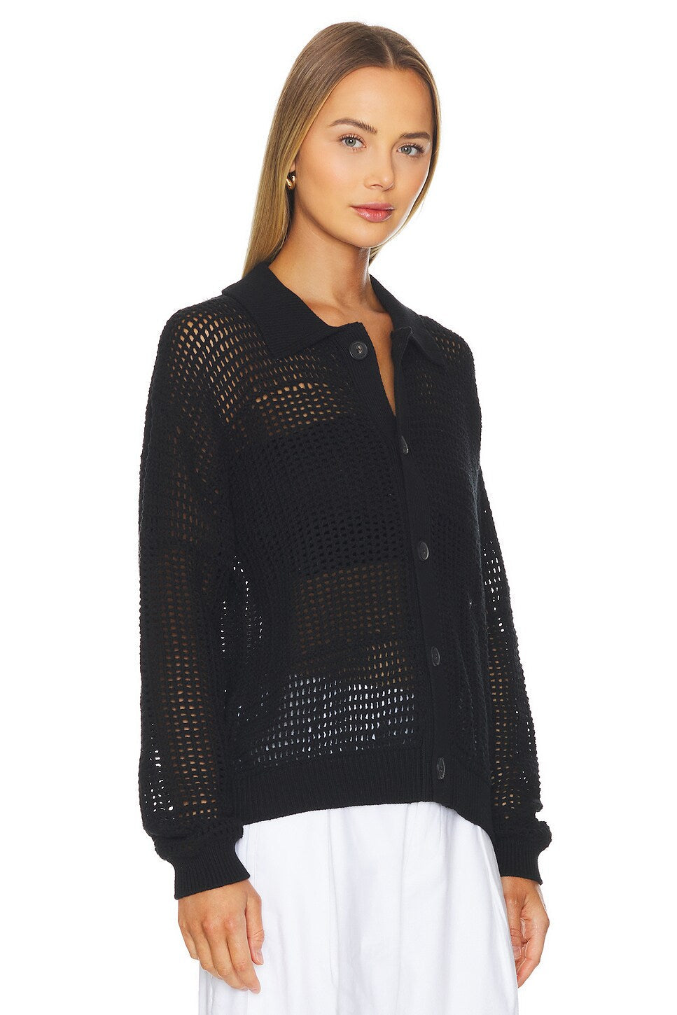 Women's Frame Denim Cardigans In Black