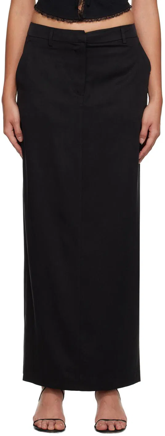 Womens Reformation Midi Skirts In Black