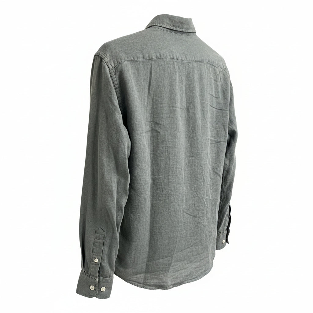 Mens Hartford Long Sleeve Casual In Olive