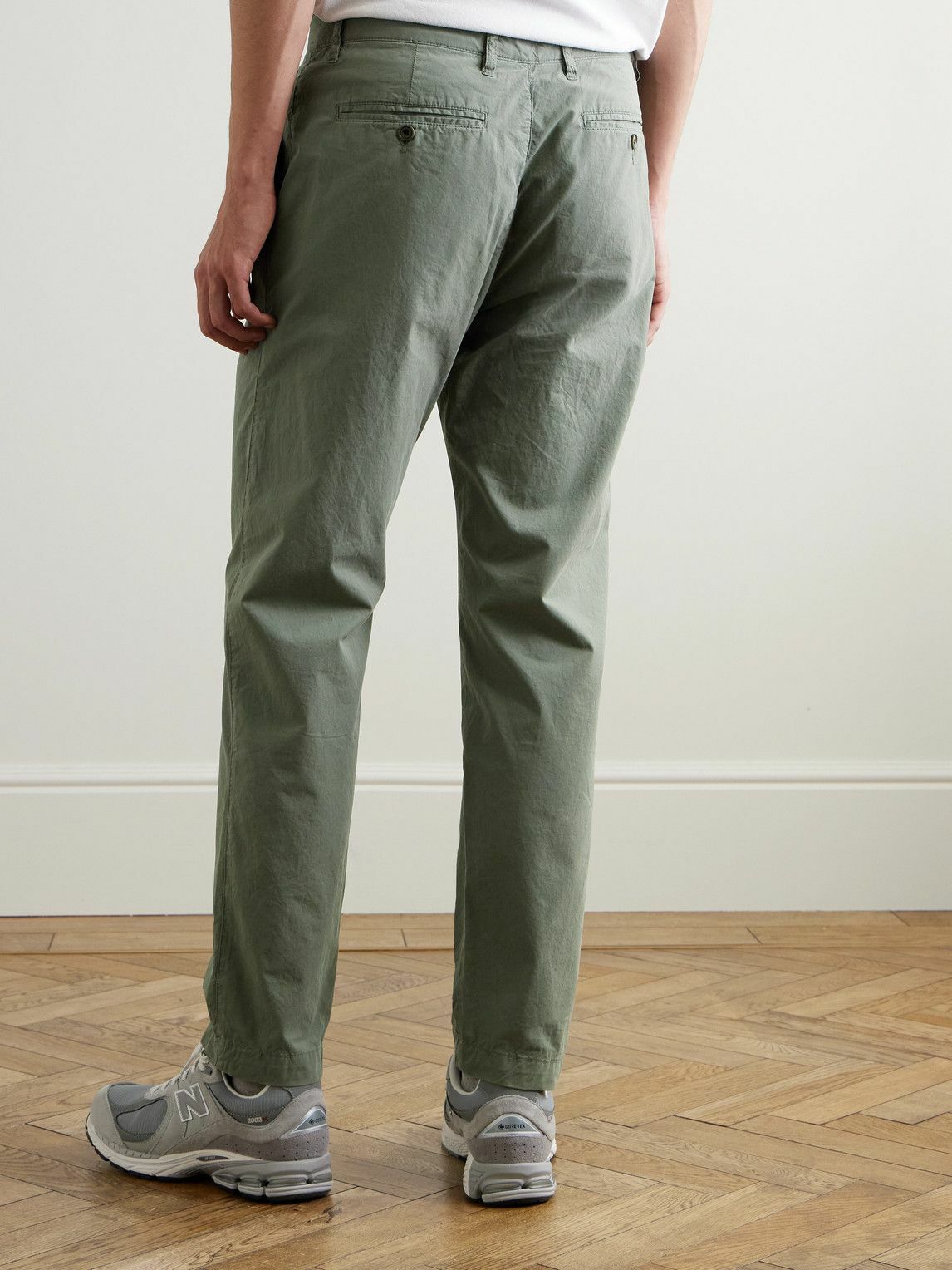 Mens Hartford Casual Trousers In Green