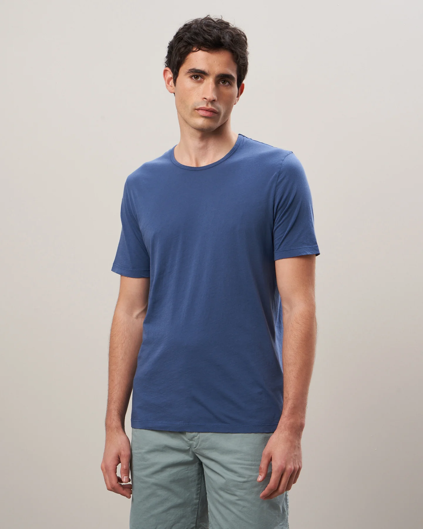 Mens Hartford Plain T Shirt In Blue