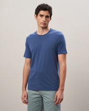 Mens Hartford Plain T Shirt In Blue