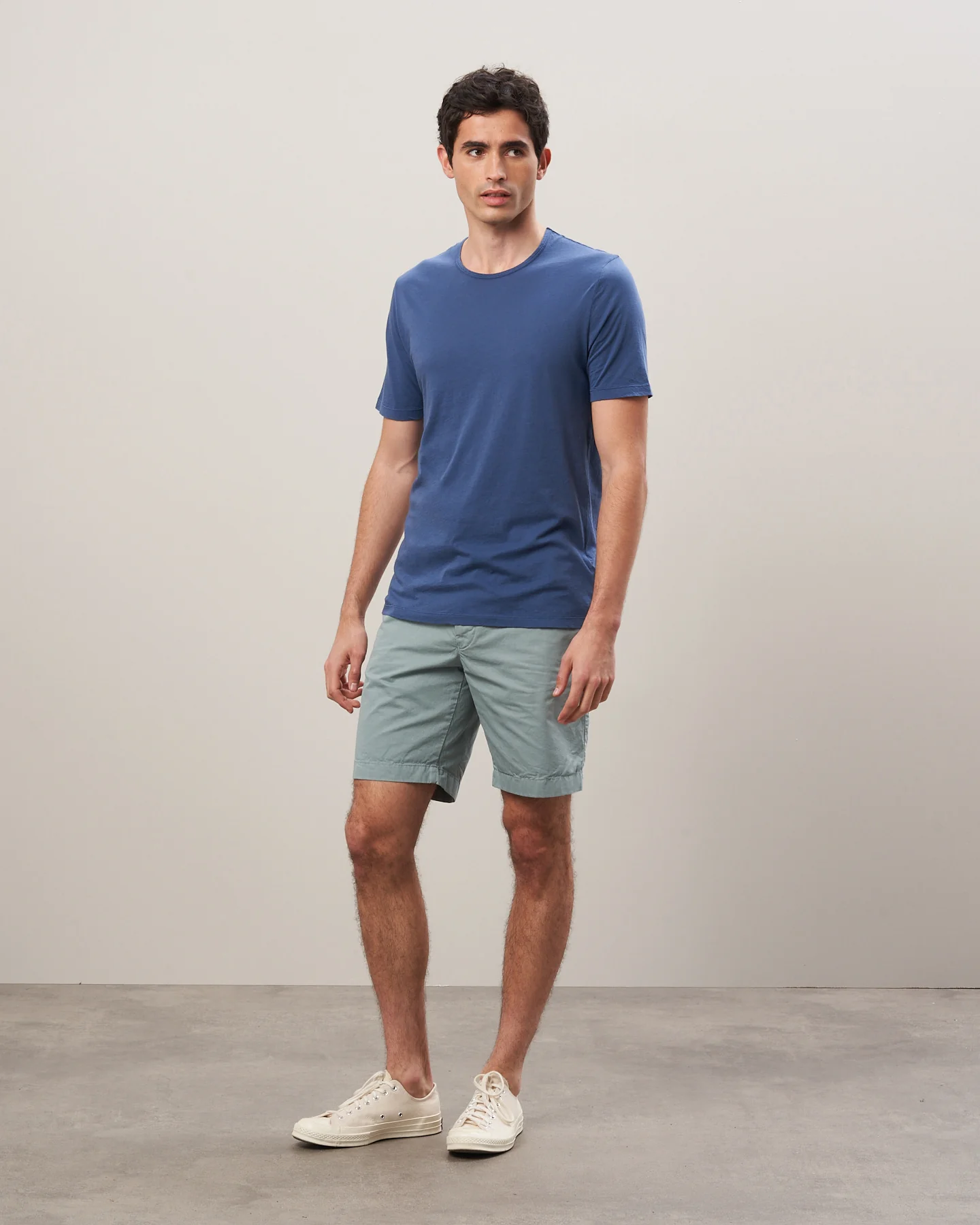 Mens Hartford Plain T Shirt In Blue