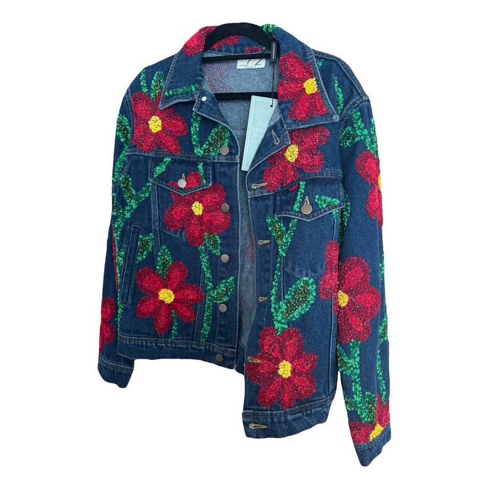 Womens Ashish Denim Jackets In Dark Denim