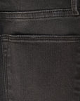 Frame Denim Womens Le Easy Flare Raw After in Black