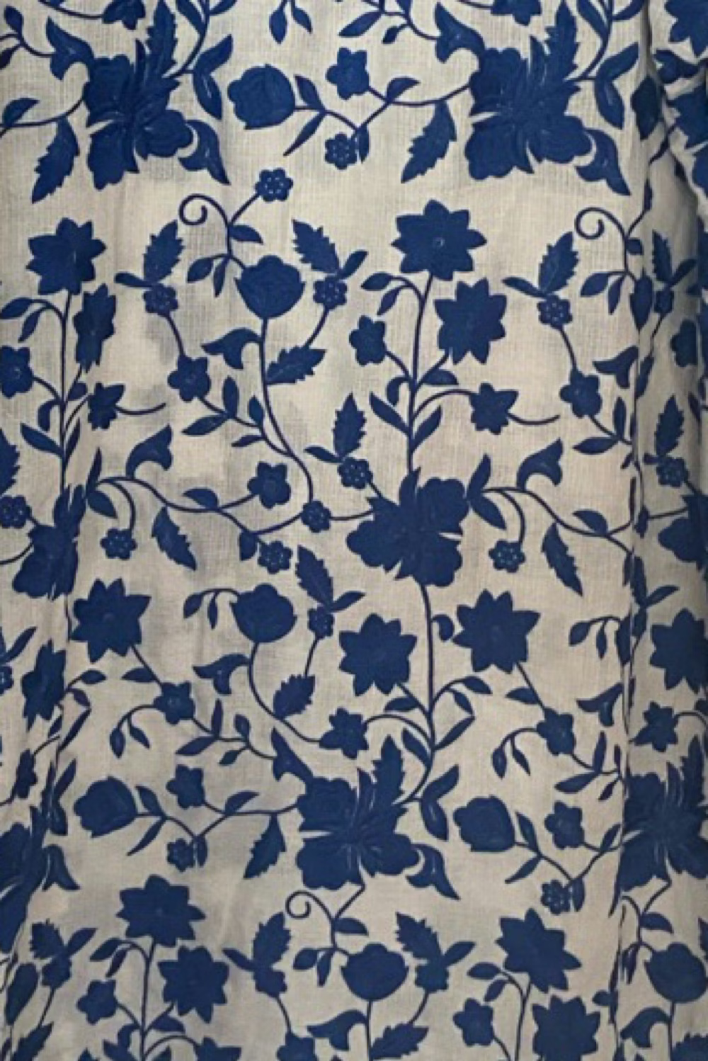 Womens La Vie Style House Long Kaftan In White Blue