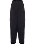 RAEY Womens Seamed Soft Tailored Trousers in Black