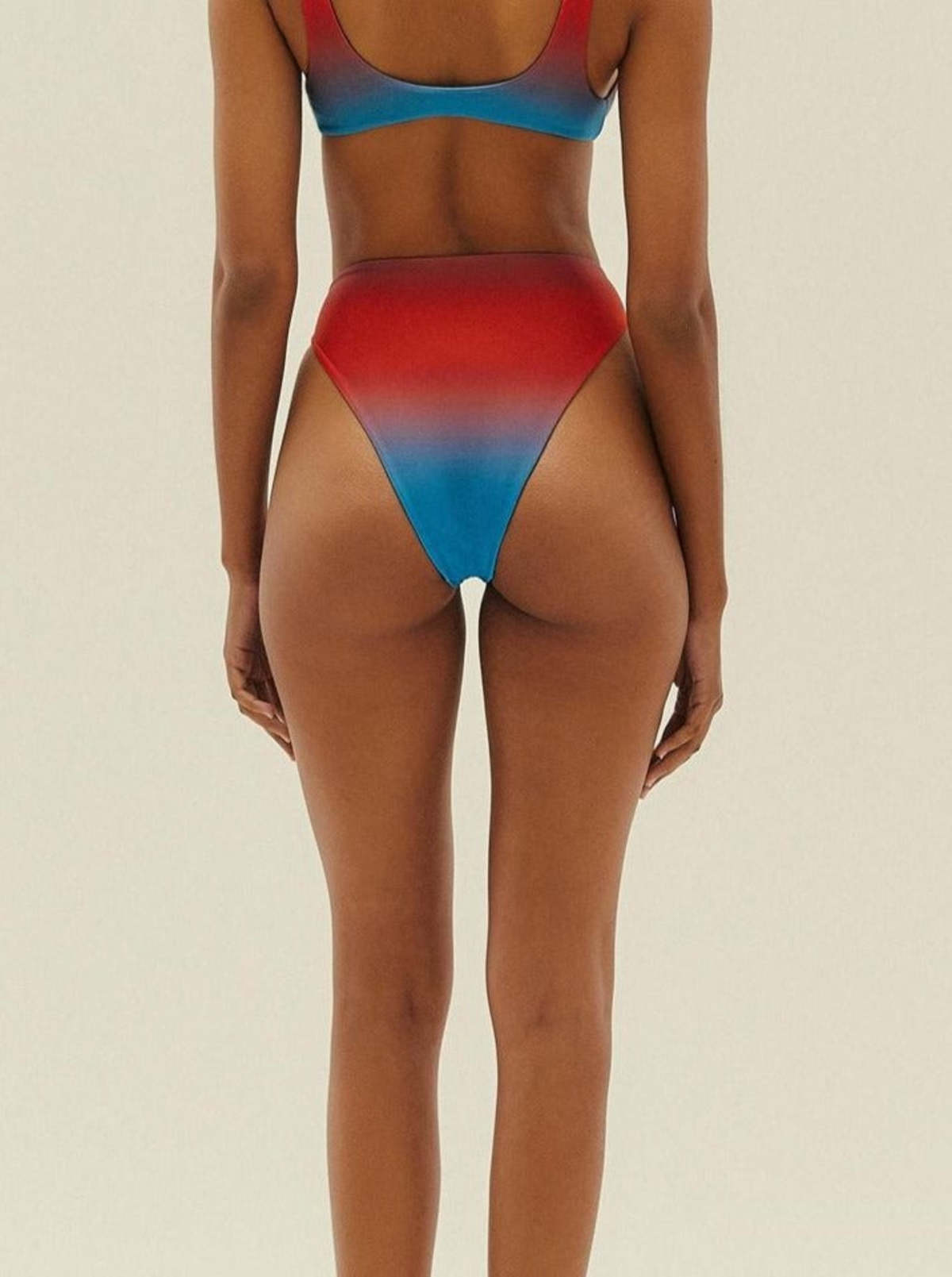 Womens Haight Bikini Bottoms In Red Blue