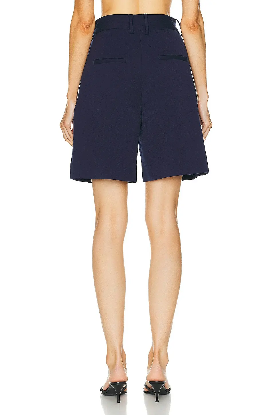 Womens Staud Shorts In Navy