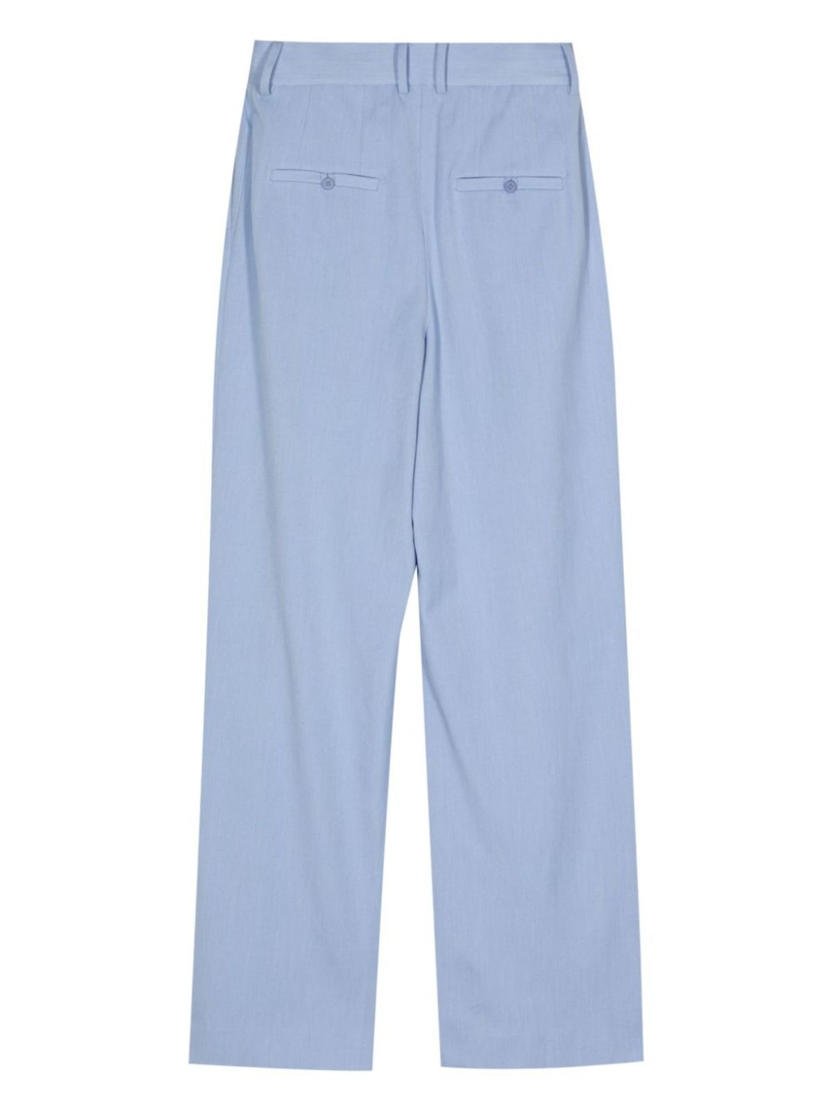 Womens Staud Tailored Trousers In Light Blue