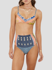 Womens Boteh Bikini Tops In Multi
