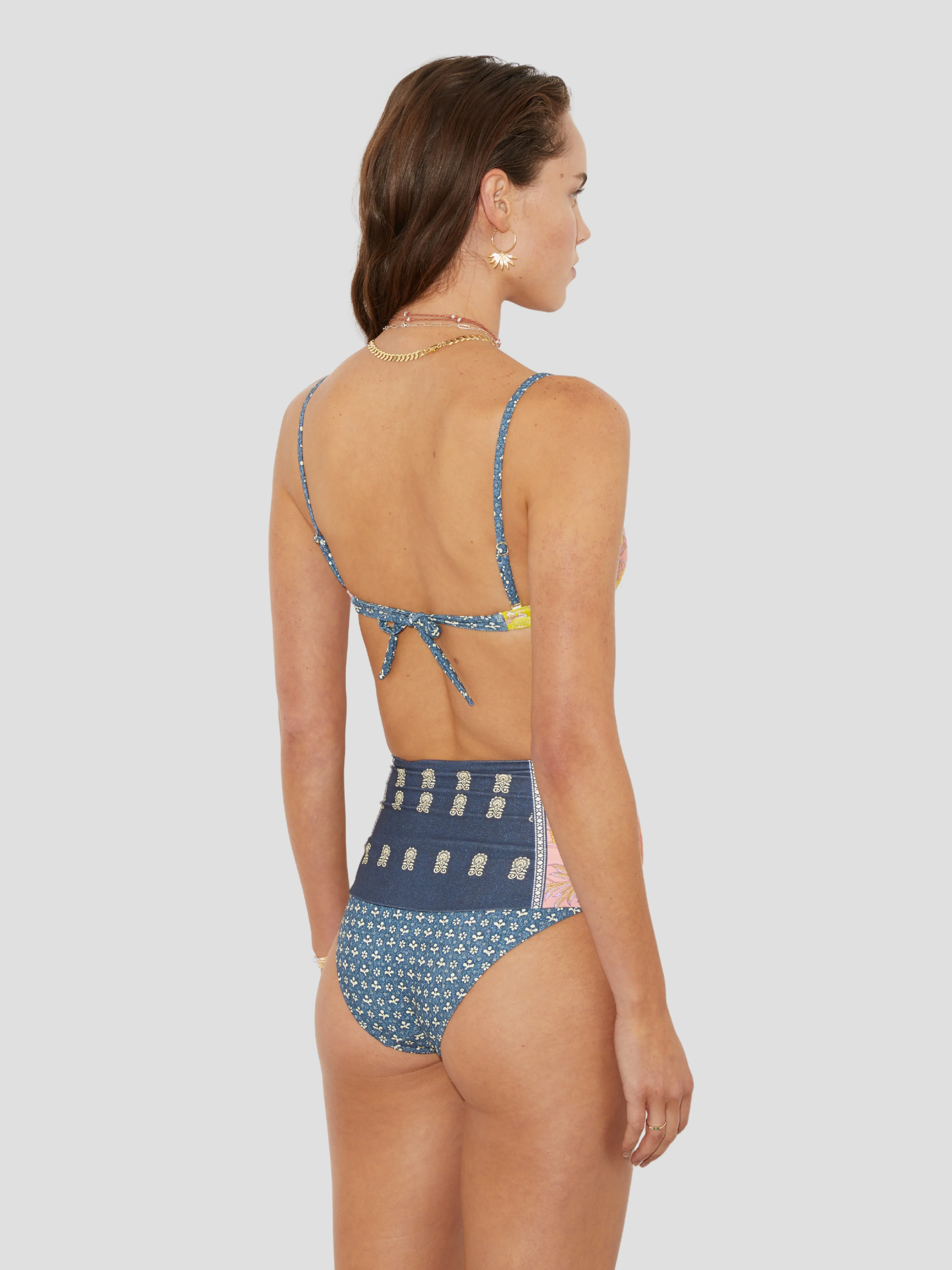 Womens Boteh Bikini Tops In Multi