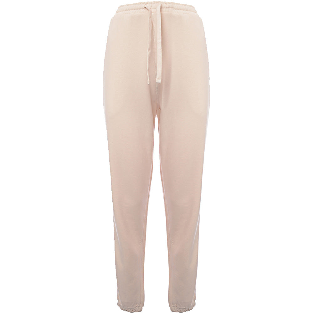 Puma Women's Heavy Fleece Joggers in Beige