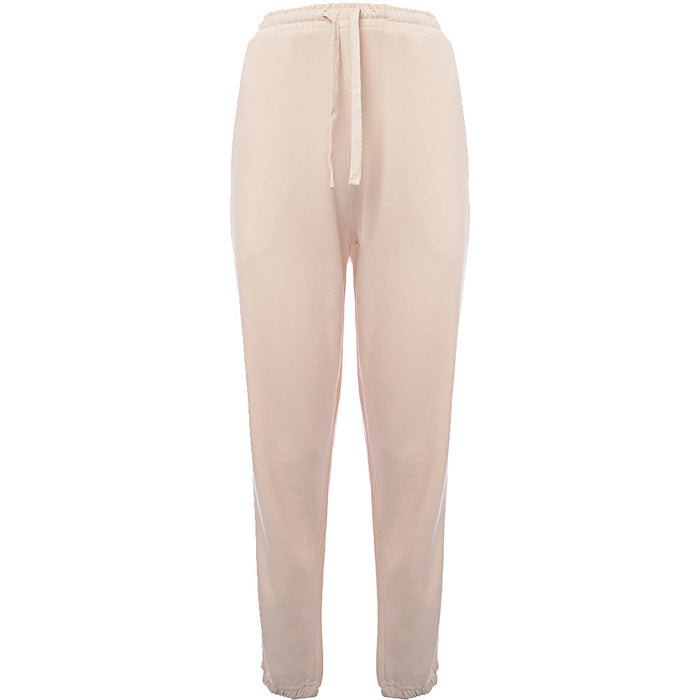 Puma Women's Heavy Fleece Joggers in Beige